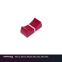 Yamaha Red Fader Cap with White Line for MG12, MG16, MG20, MG124C, MG166C