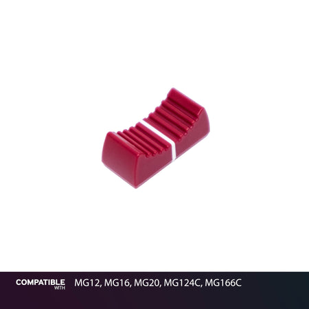 Yamaha Red Fader Cap with White Line for MG12, MG16, MG20, MG124C, MG166C