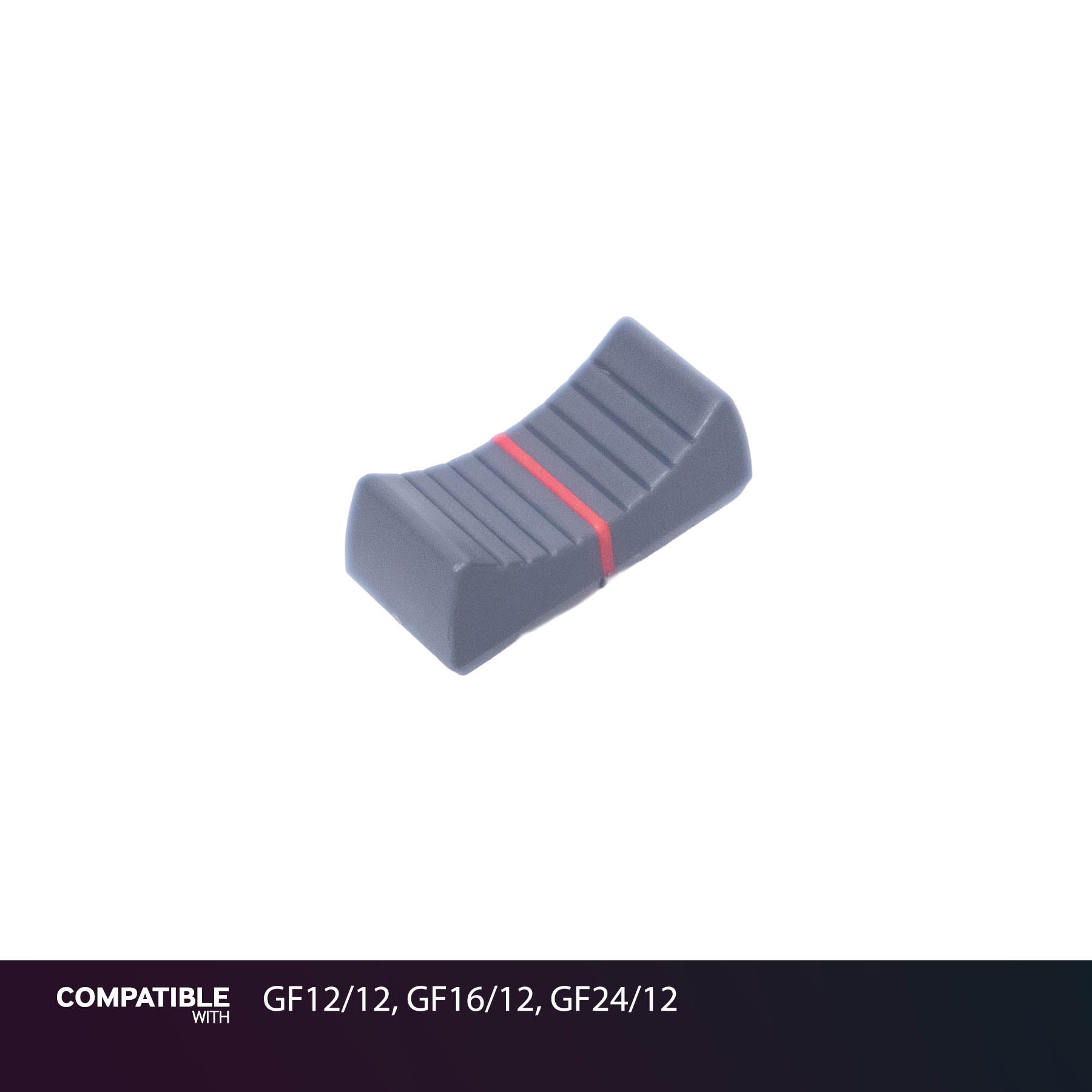 Yamaha Gray Fader Cap with Red Line for GF12/12, GF16/12, GF24/12