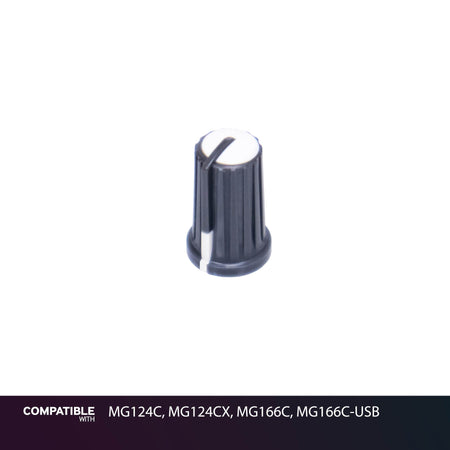 Yamaha Gray/White Knob with Line for MG124C, MG124CX, MG166C, MG166C-USB