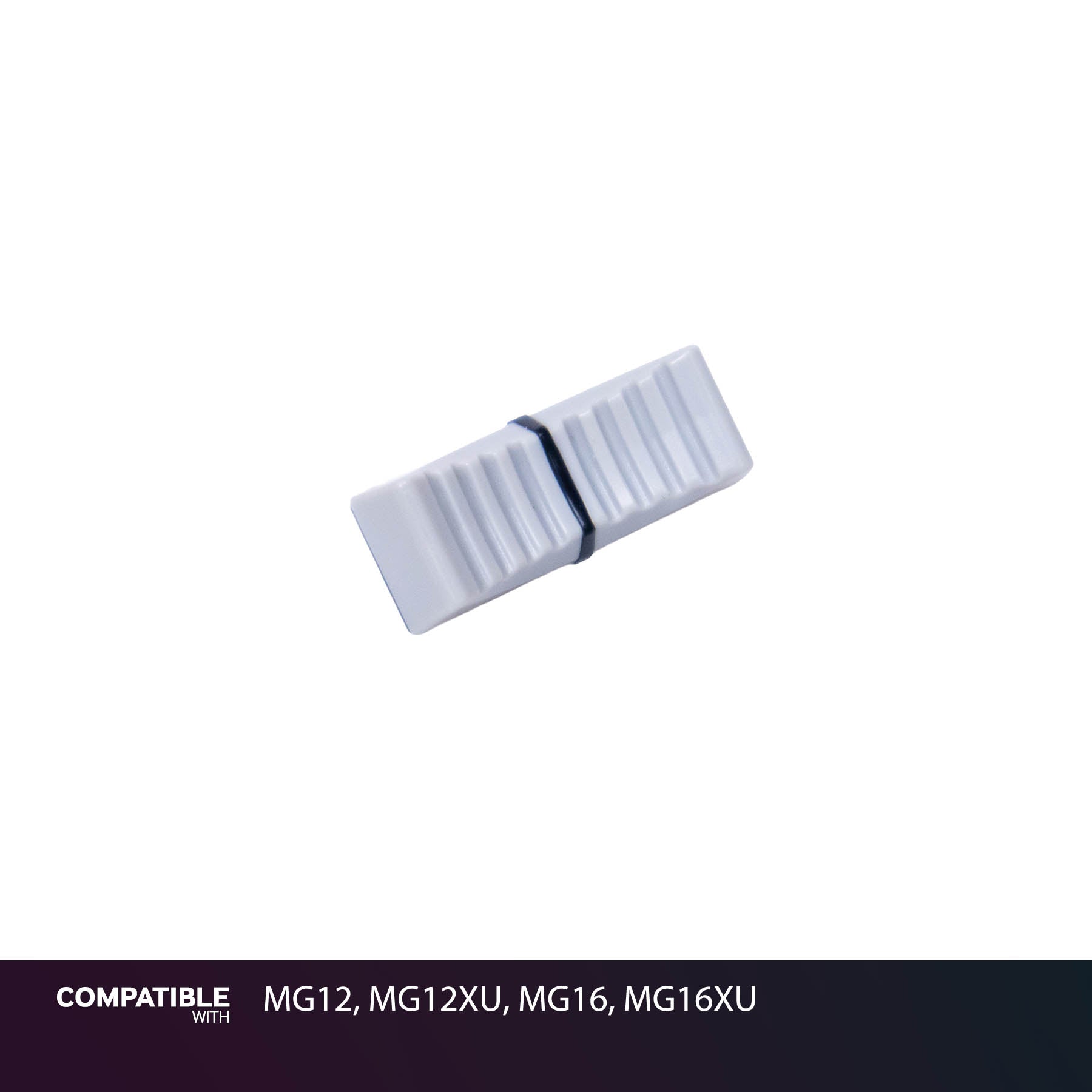 Yamaha Light Gray Fader Cap with Black Line for MG12, MG12XU, MG16, MG16XU