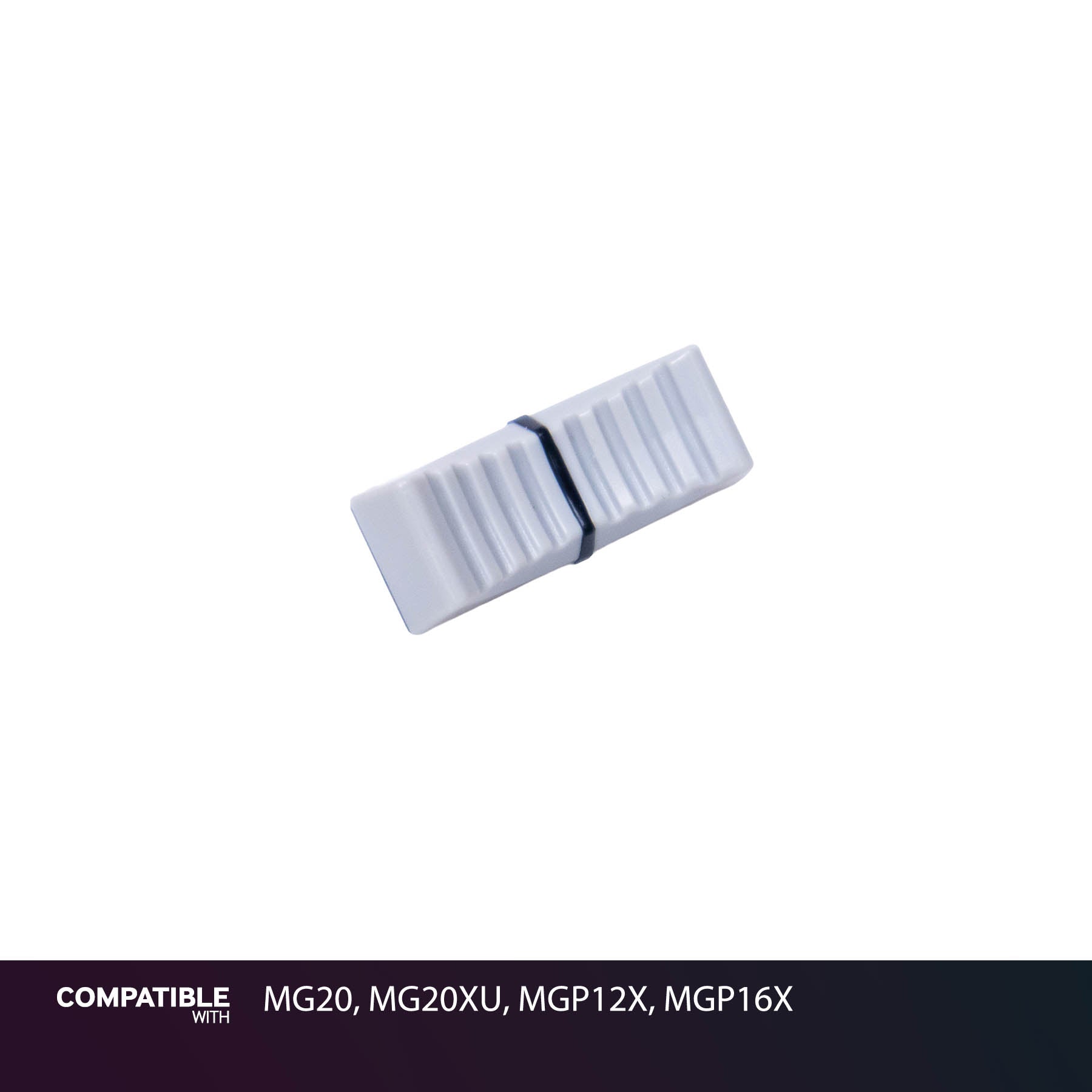 Yamaha Light Gray Fader Cap with Black Line for MG20, MG20XU, MGP12X, MGP16X