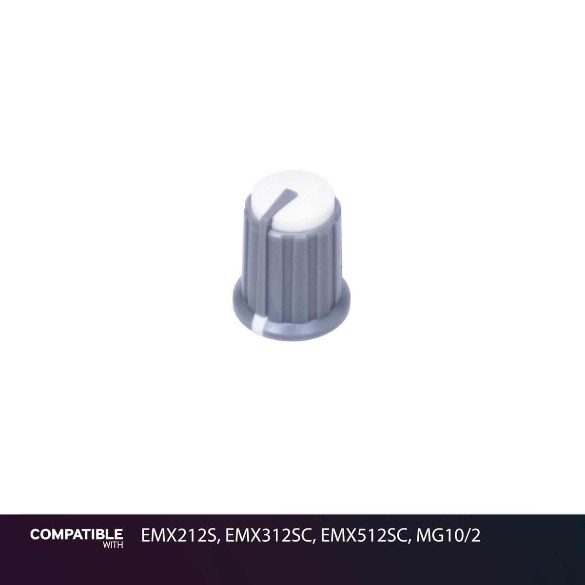 Yamaha Gray/White Level Knob for EMX212S, EMX312SC, EMX512SC, MG10/2