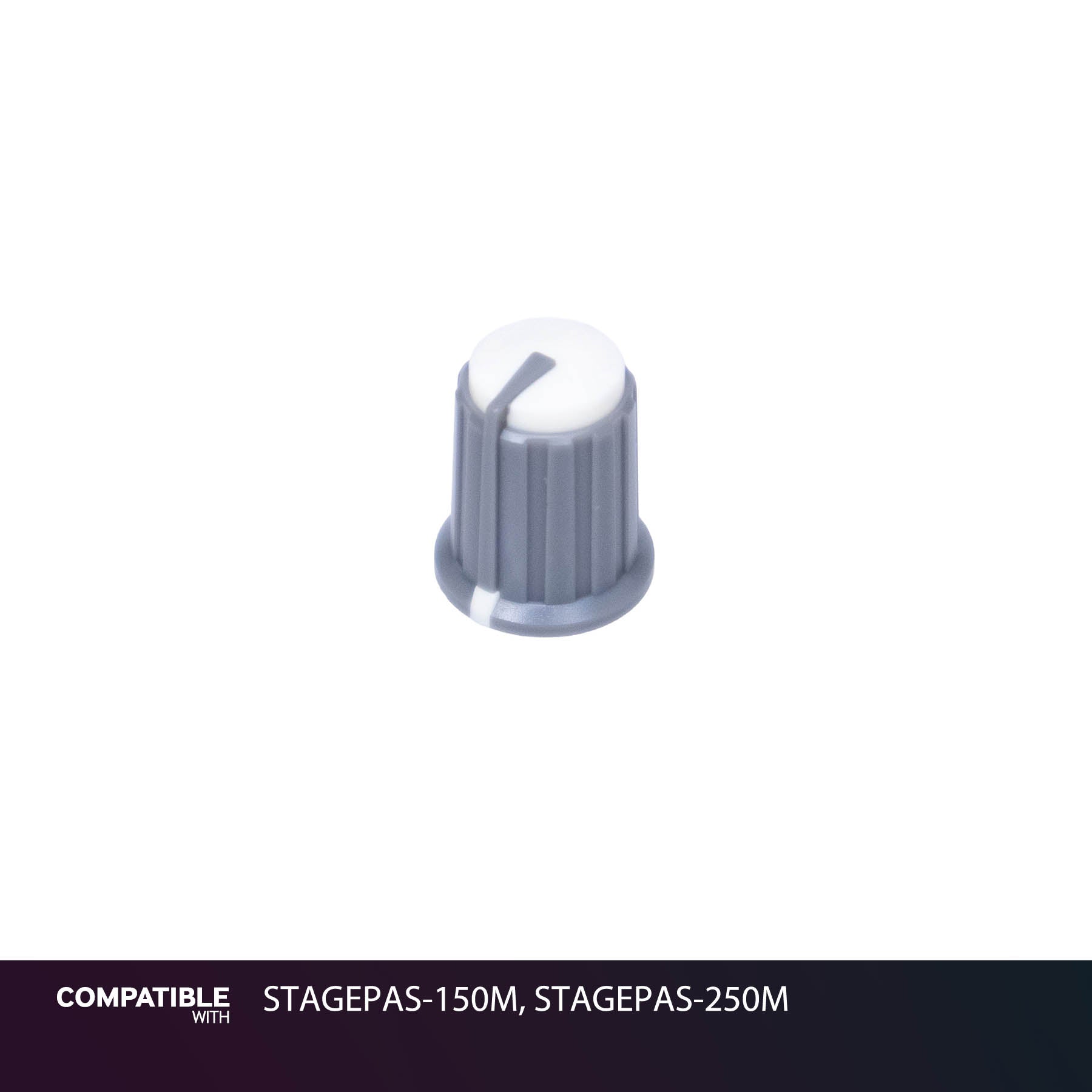 Yamaha Gray/White Level Knob for STAGEPAS-150M, STAGEPAS-250M