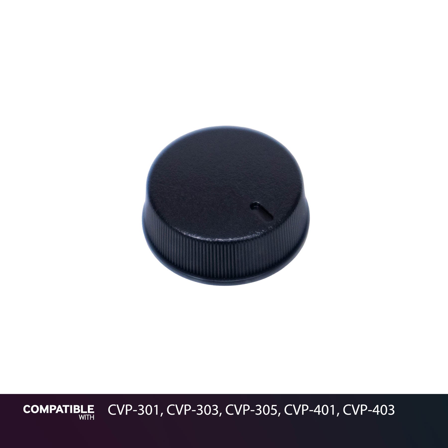 Yamaha Black Master Volume Knob for CVP-301, CVP-303, CVP-305, CVP-401, CVP-403