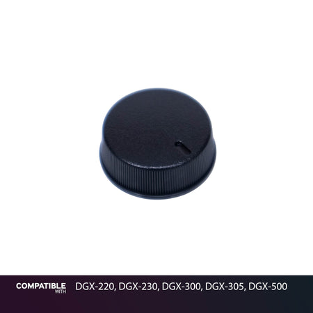 Yamaha Black Master Volume Knob for DGX-220, DGX-230, DGX-300, DGX-305, DGX-500