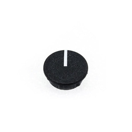 Black Knob with Cap (with Indicator Line) for Rane HC-6, PE-15, SM-26