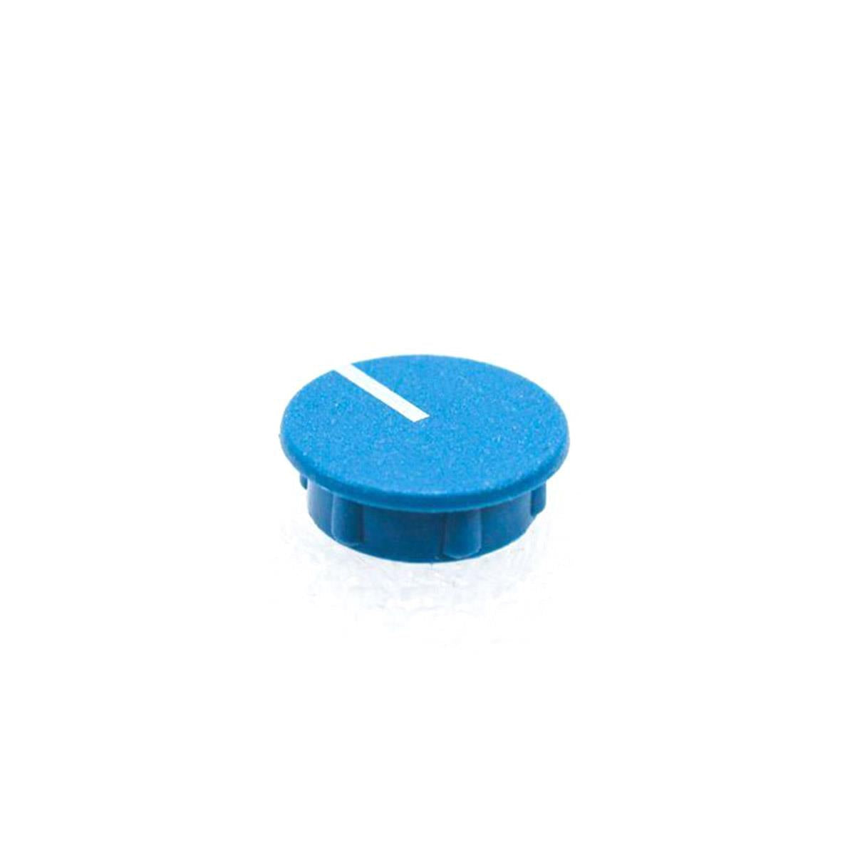 12mm Blue Knob Cap with Line for Buchla Easel Command Module