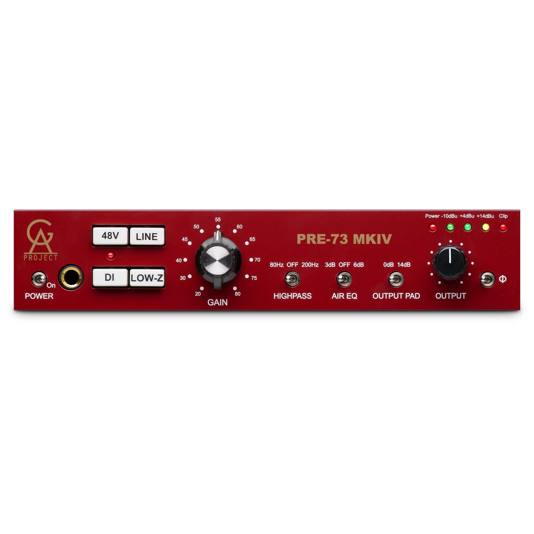 Golden Age Project Pre-73 MKIV Preamp Bundle with XLR & 1/4