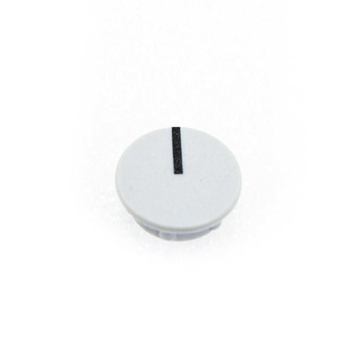 Black Dial D-Shaft Knob with Gray Cap for Buchla 297 Module