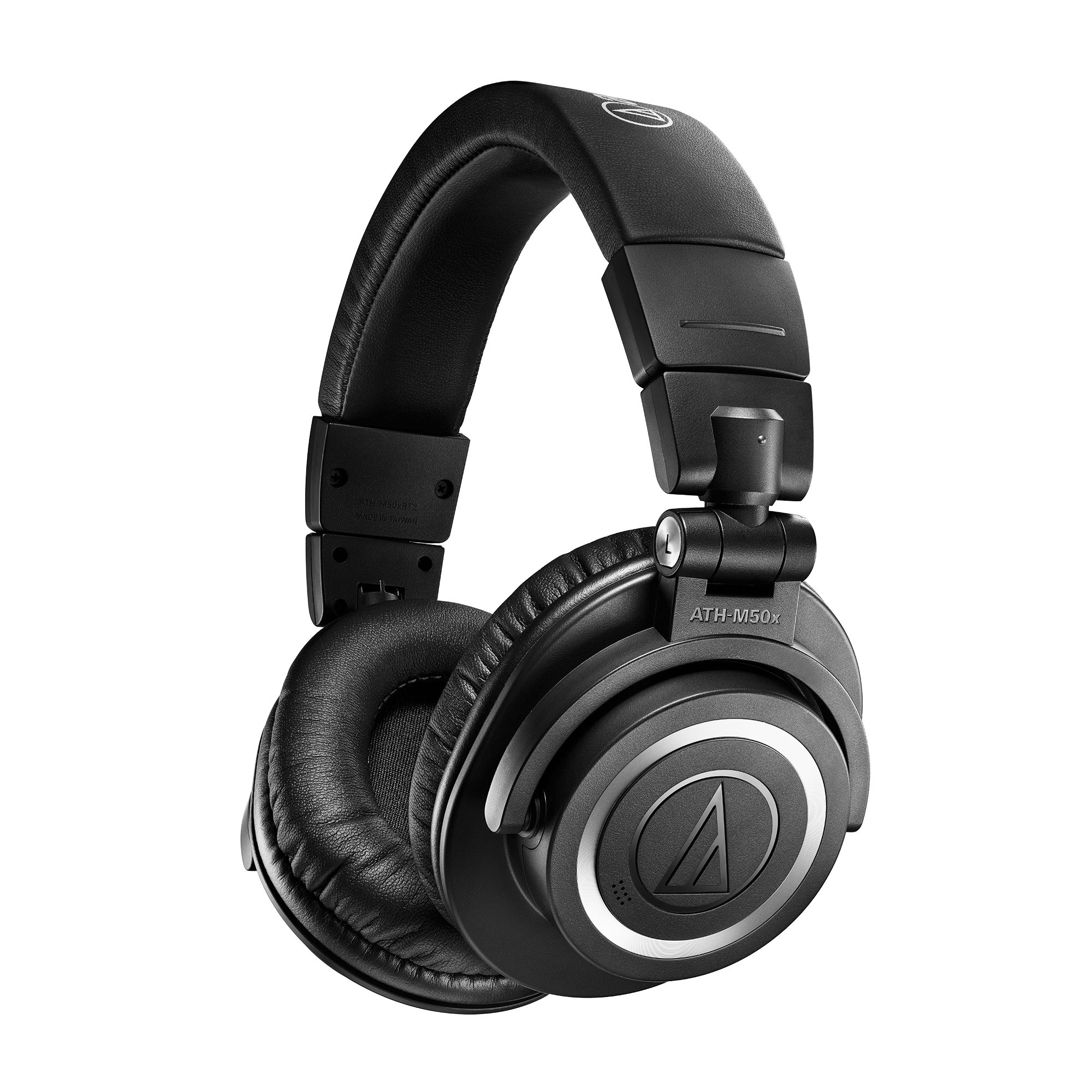 Audio-Technica ATH-M50xBT Black Bluetooth Studio Headphones Bundle with Earpads