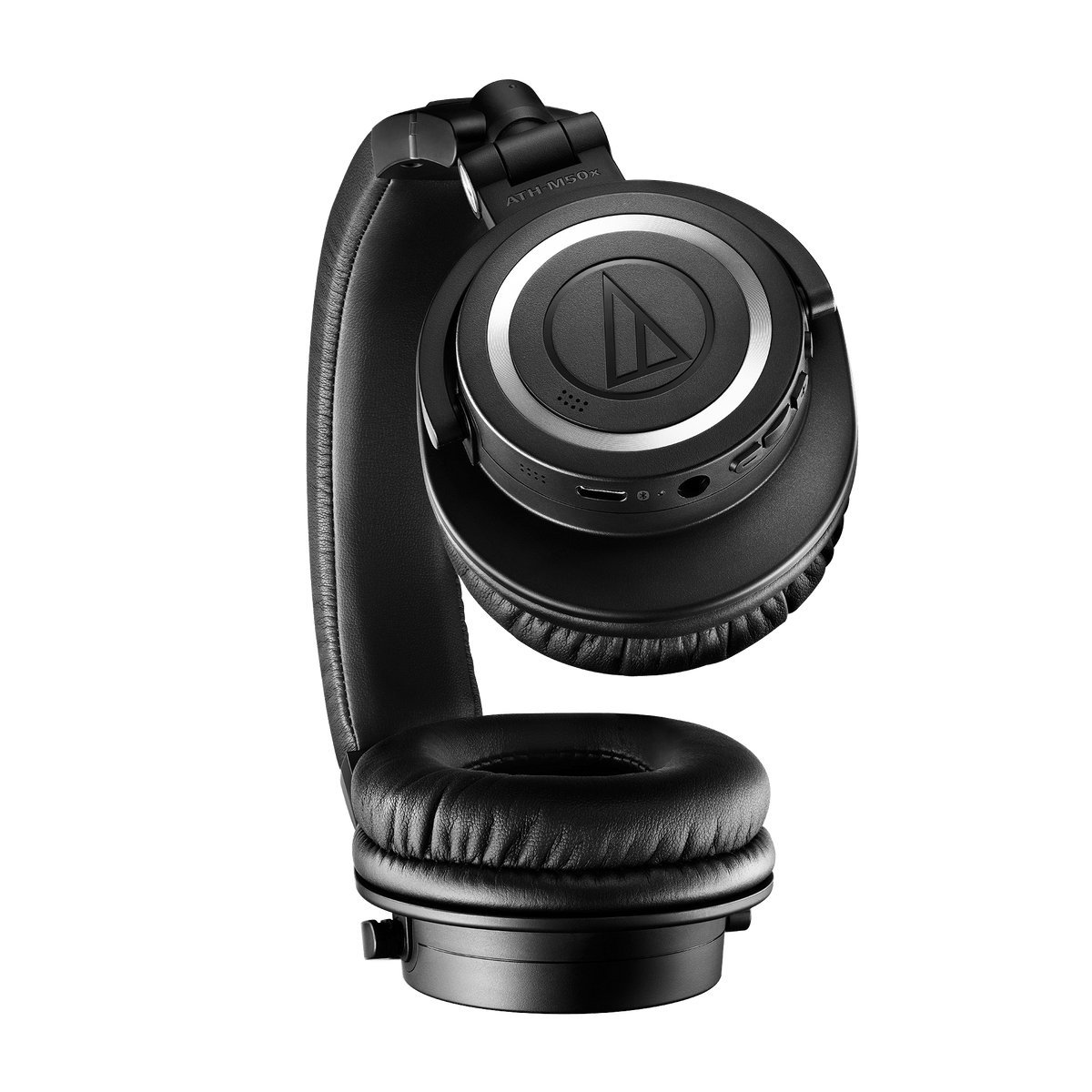 Audio-Technica ATH-M50xBT Black Bluetooth Studio Headphones Bundle with Earpads