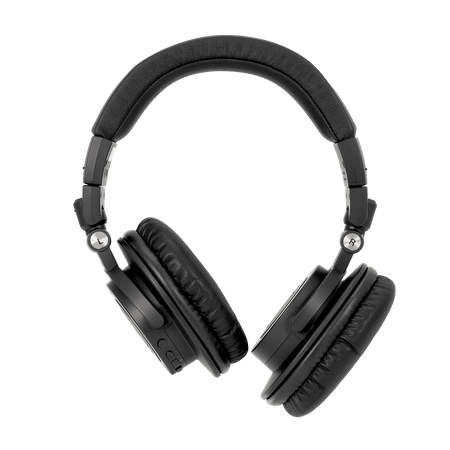 Audio-Technica ATH-M50xBT Black Bluetooth Studio Headphones Bundle with Earpads