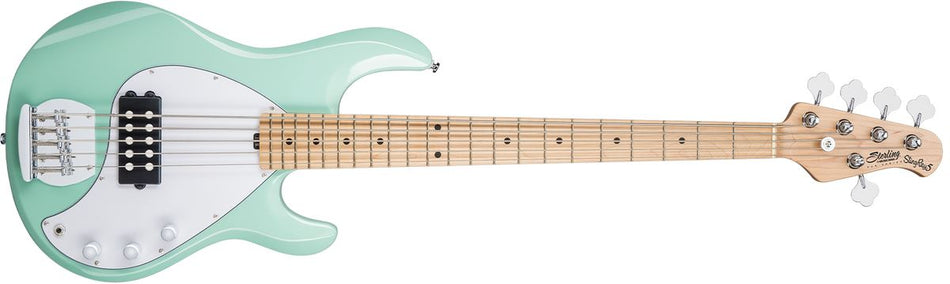 DNLC - Sterling by Music Man StingRay Ray5 Bass, Mint Green