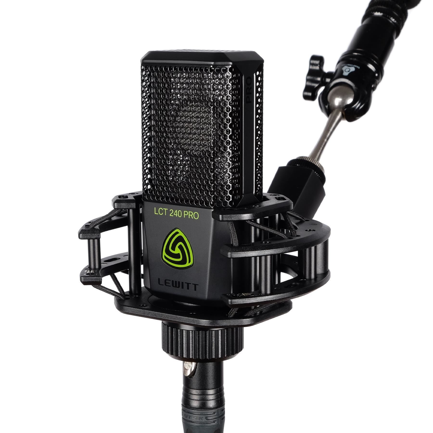 Stereo Pair of Lewitt LCT 240 Pro Black Microphones Bundle with