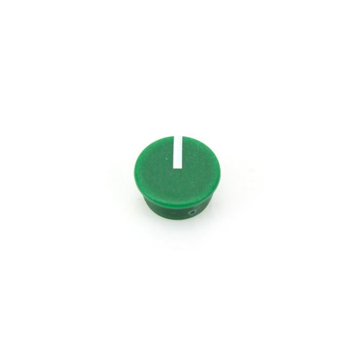 9mm Black Knob with Green Cap for Buchla 208C, Easel Command Modules