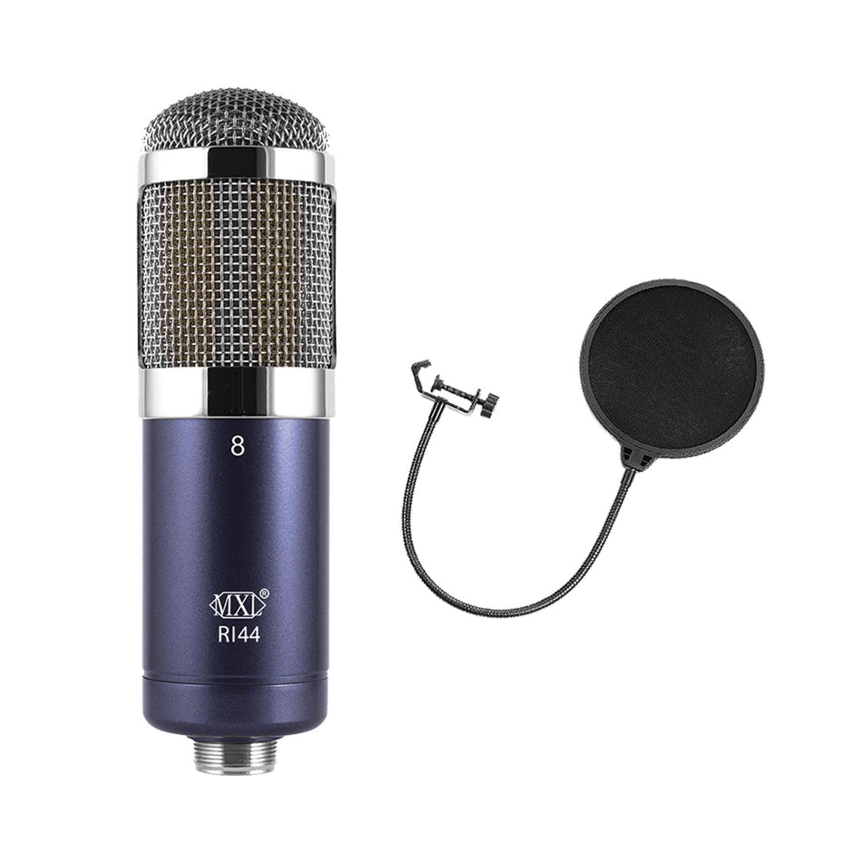 MXL R144 Ribbon Microphone Bundle with Nylon Pop Filter