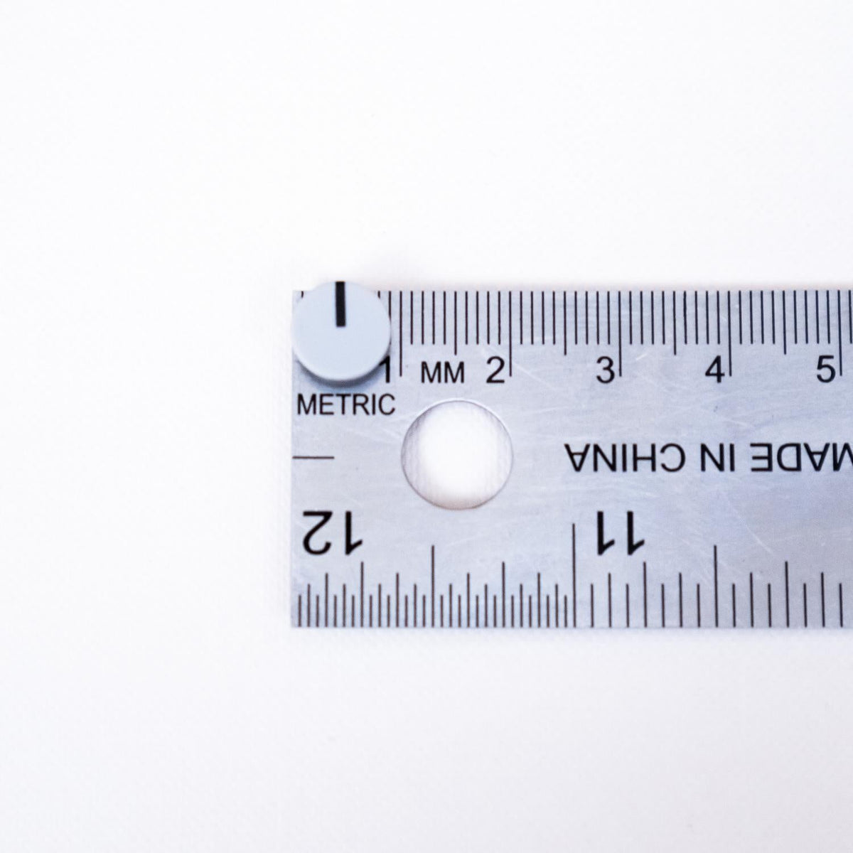 9mm Gray Knob Cap with Line for Buchla 297, 207e, 227e, 281e, 296e Modules