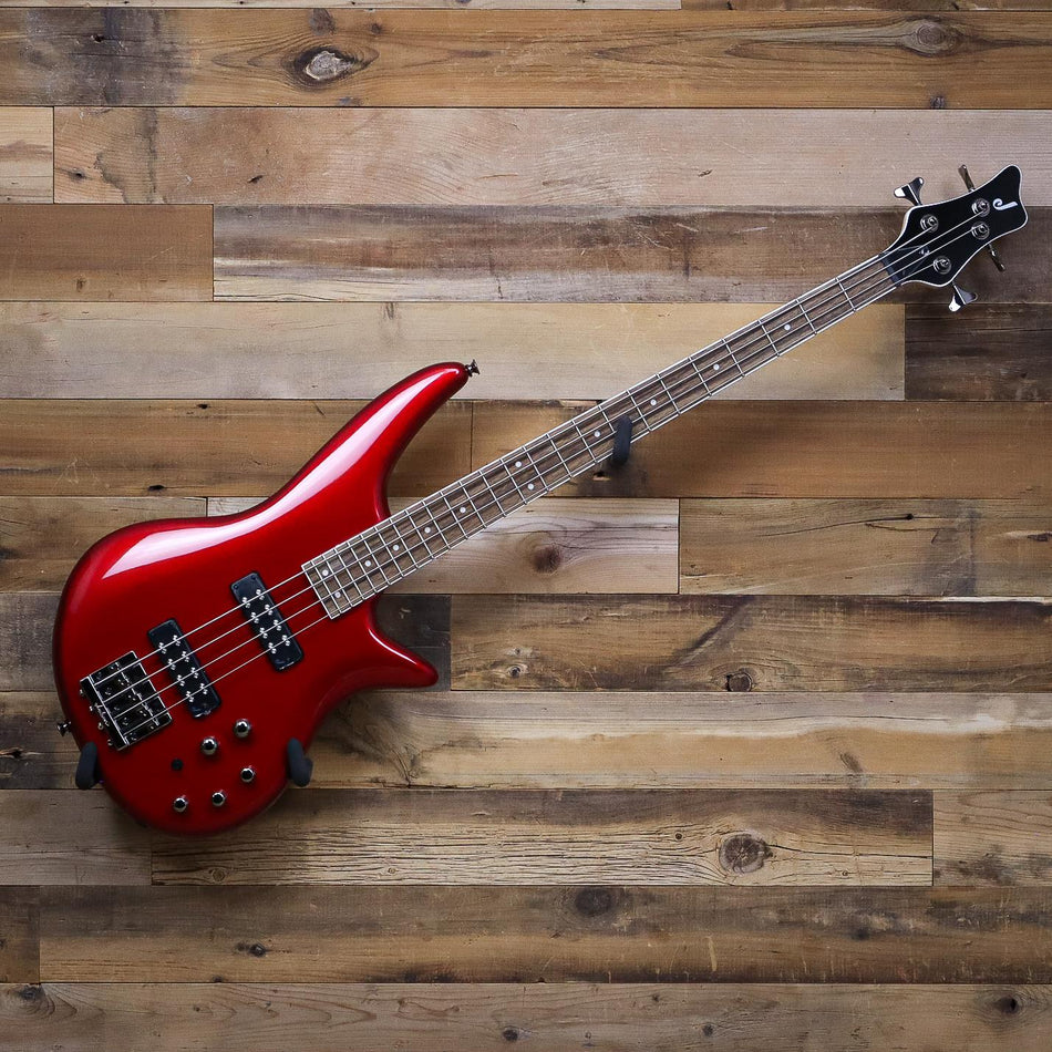 Open Box Jackson JS Series Spectra Bass JS3 Bass Guitar, Metallic Red