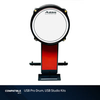 Alesis Red 8" Mesh Bass Kick Drum Pad for USB Pro Drum, USB Studio Kits