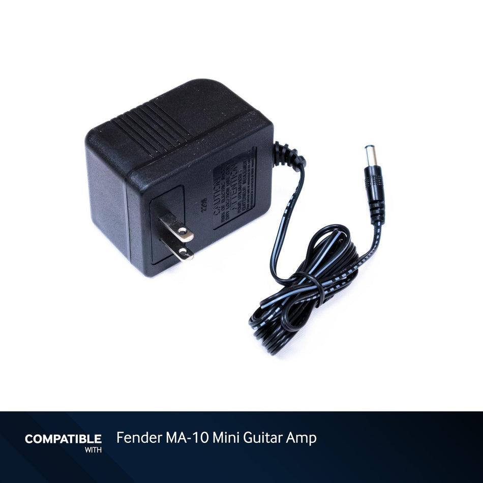 Power Adapter for Fender MA-10 Mini Guitar Amp