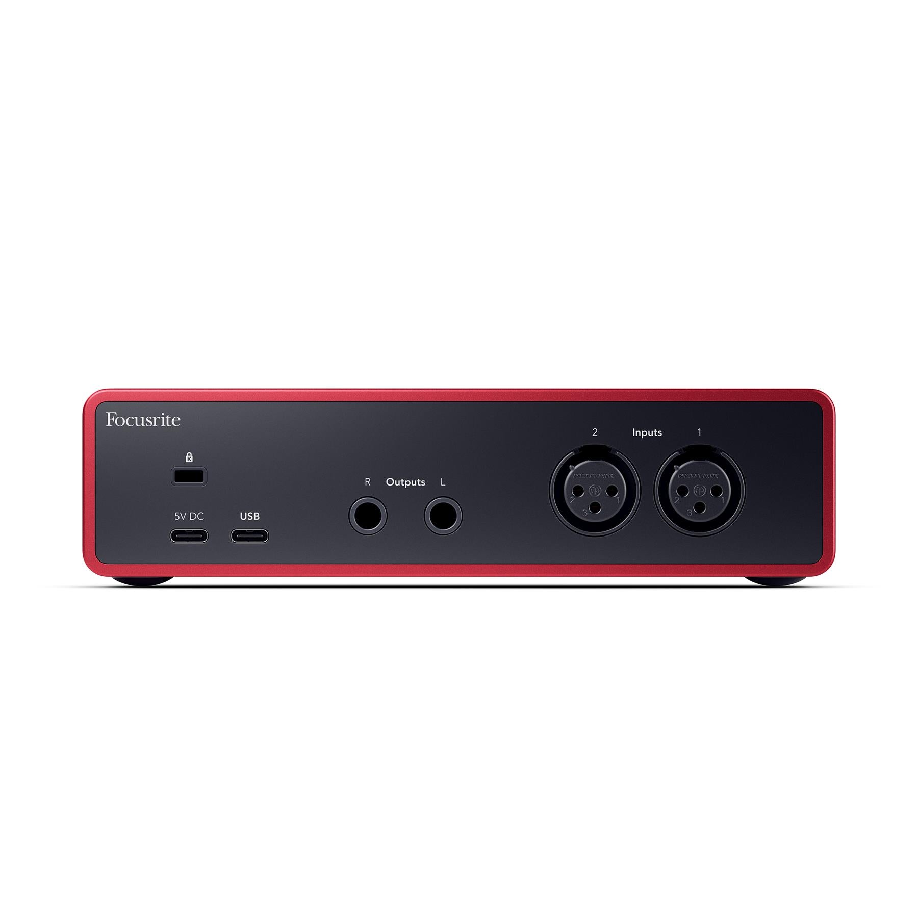 Focusrite Scarlett 2i2 (4th Gen) USB Interface Bundle with MXL 550/551R Microphone Kit & Cables