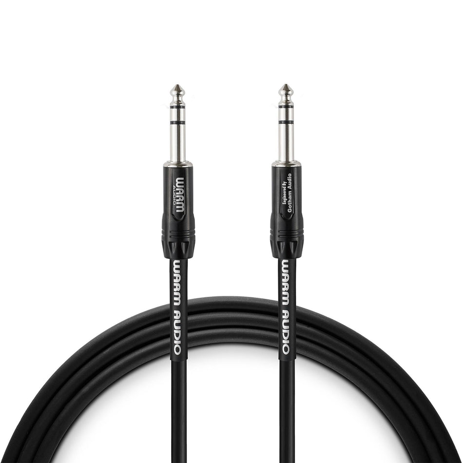 Warm Audio Pro Series Balanced TRS Cable, 3-foot