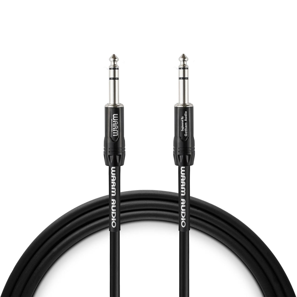 Warm Audio Pro Silver Series 1/4" TRS to TRS Balanced Cable, 3-foot