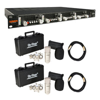 Warm Audio WA-412 4-Channel Mic Pre Bundle with Condenser Microphones & Cables