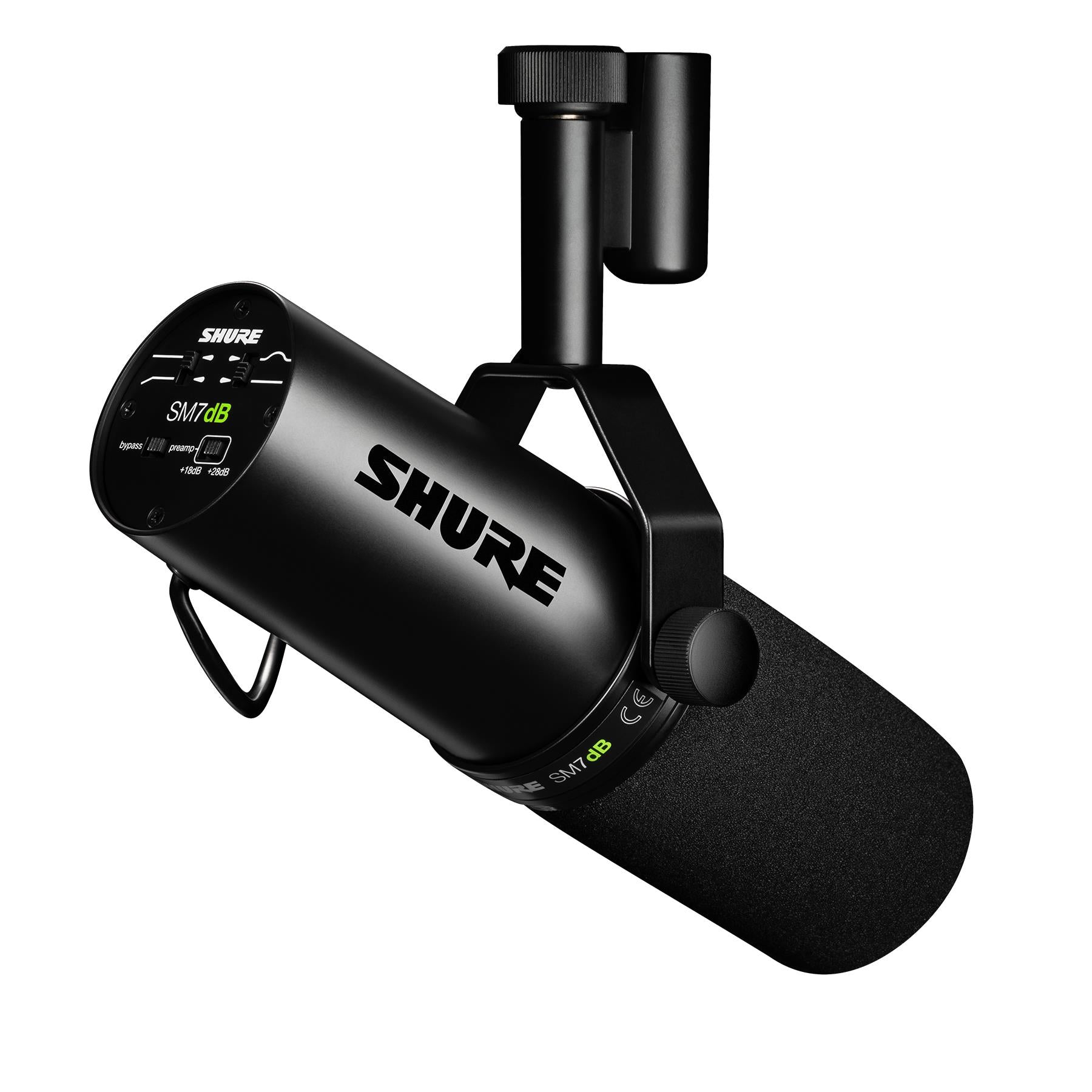 Shure SM7dB Microphone Bundle with On-Stage Desktop Boom Arm with
