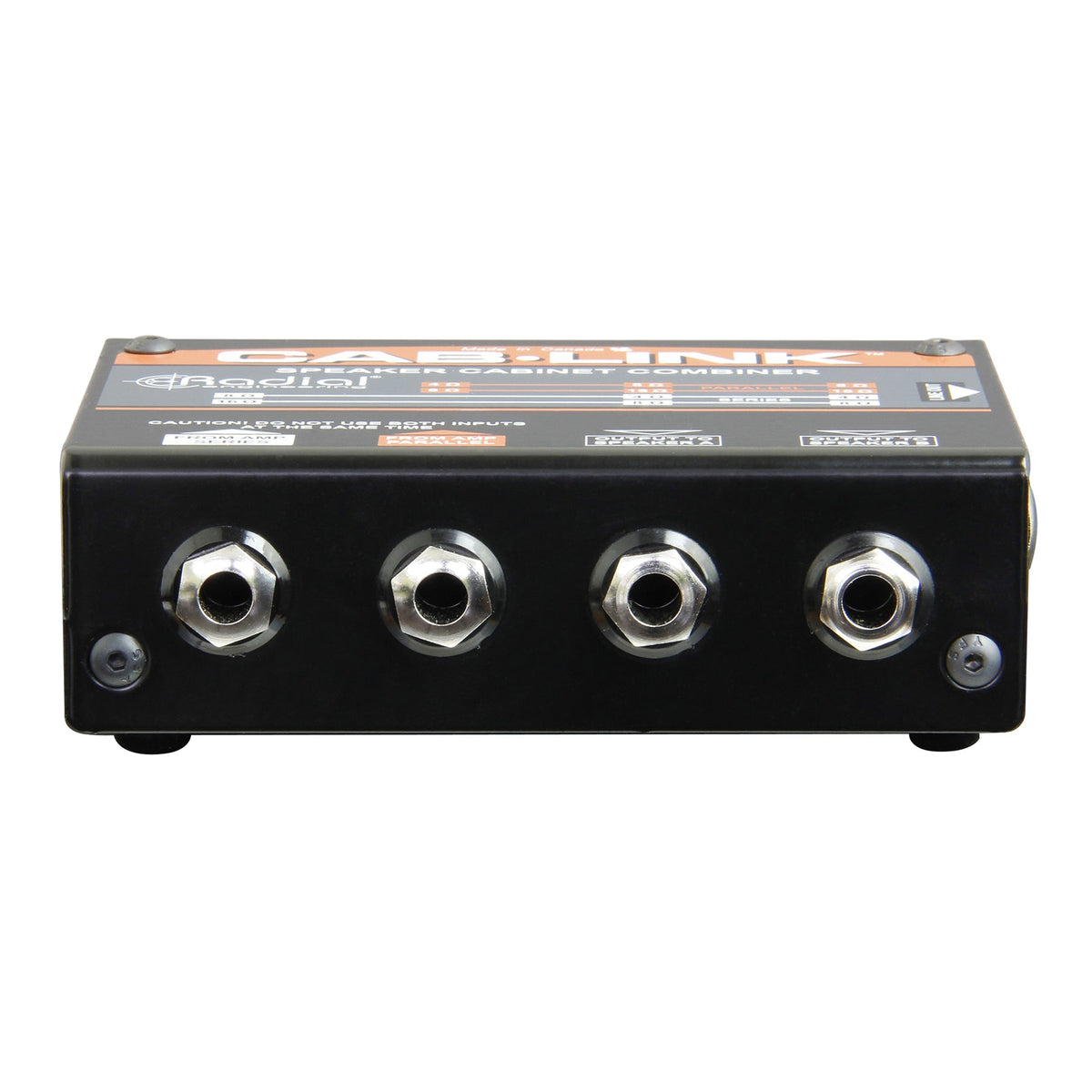 Radial Engineering Cab-Link Speaker Cabinet Merger bundle with Hosa 10' TS Cable