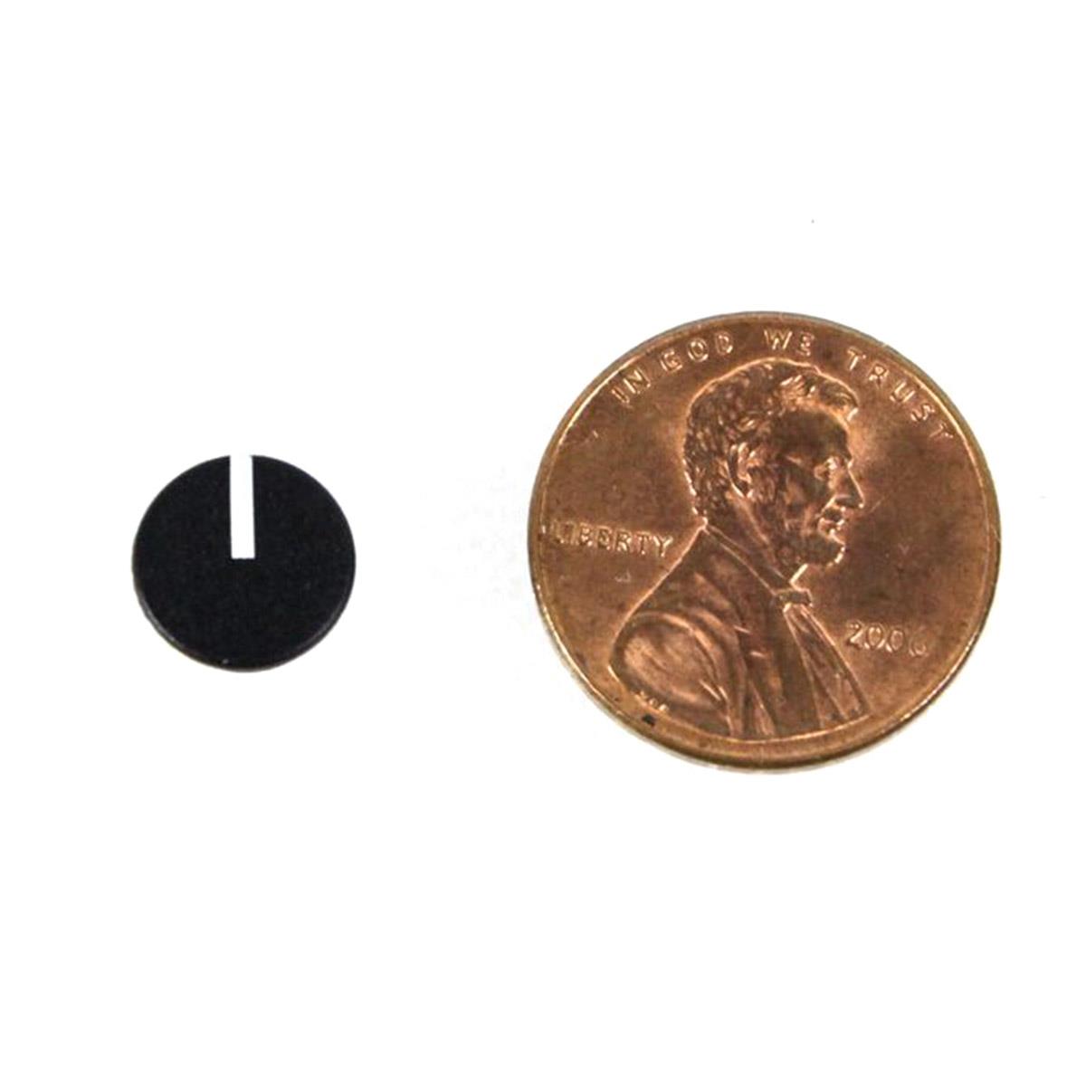 Black Knob Cap with Line for Aphex 9251, 9301, 9301A, 9611, 9651, 9721, 9901