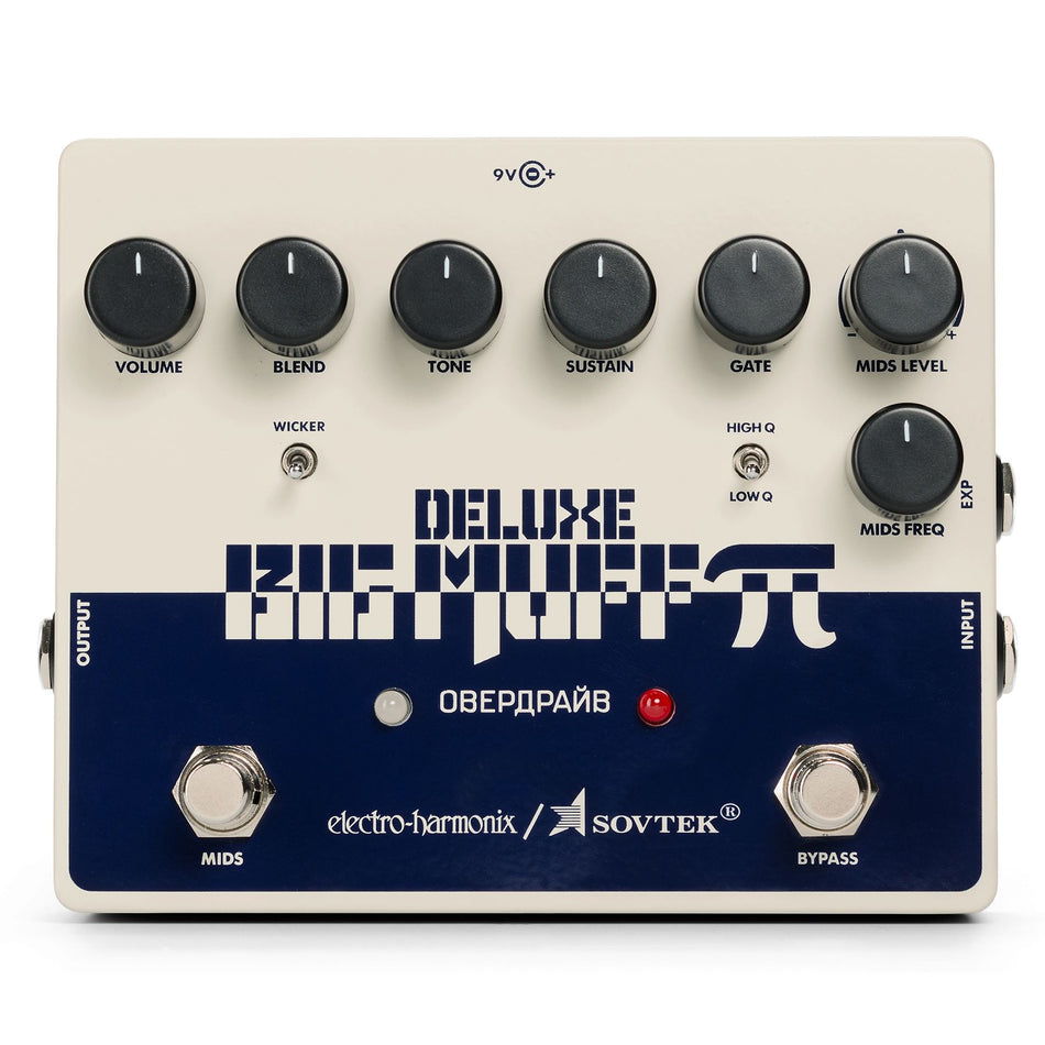 Electro-Harmonix Sovtek Deluxe Big Muff Pi Fuzz/Distortion/Sustainer Pedal