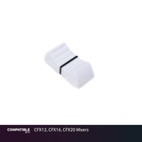 Mackie White Fader Cap with Black Line for CFX12, CFX16, CFX20 Mixers
