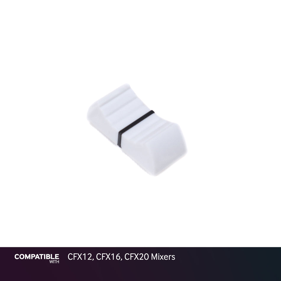 Mackie White Fader Cap with Black Line for CFX12, CFX16, CFX20 Mixers