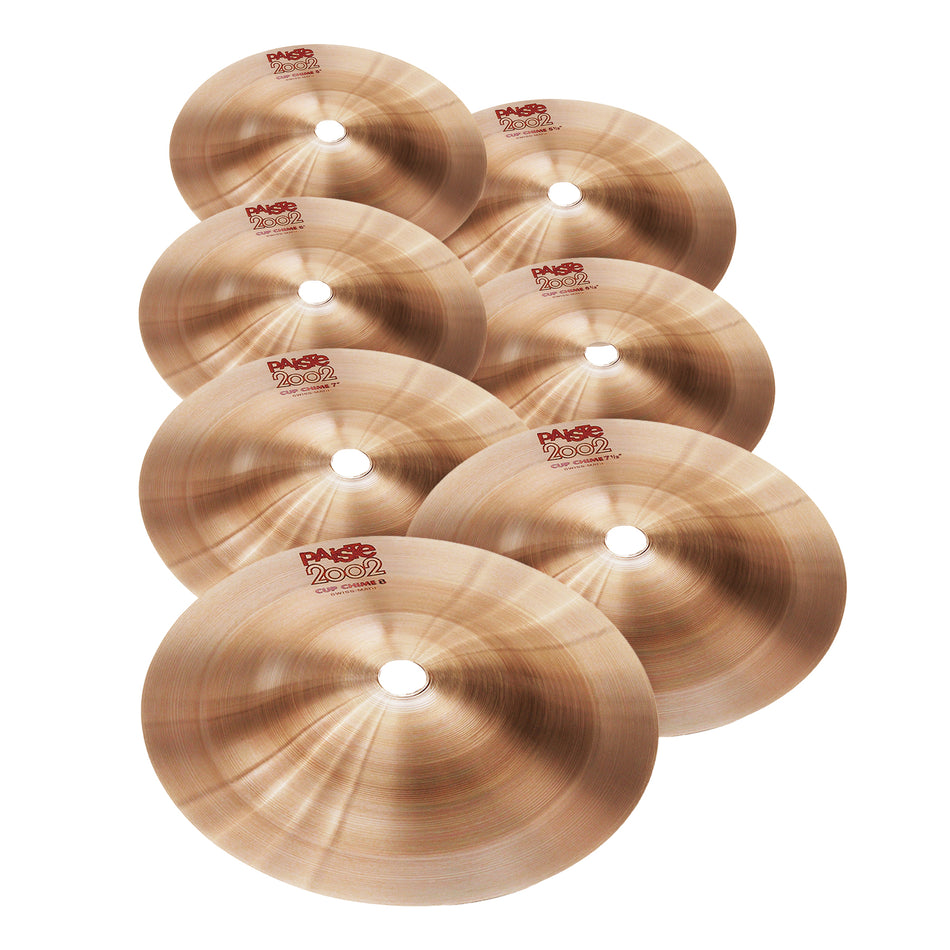 Paiste Cymbals 2002 Cup Chime 7-Piece Set