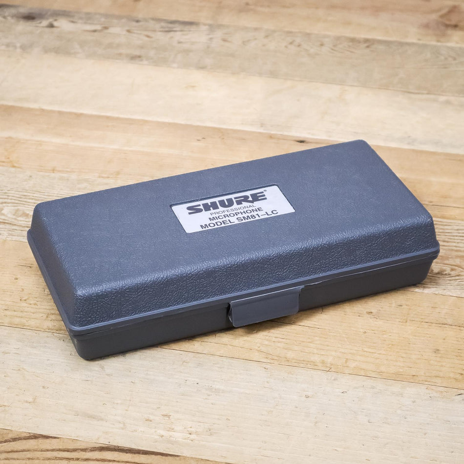 Shure SM81 Microphone Plastic Storage Case with Windscreen