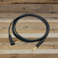 Open Box Mogami 10-foot Gold 1/4" Right-Angle TS Male to Straight Instrument Cable