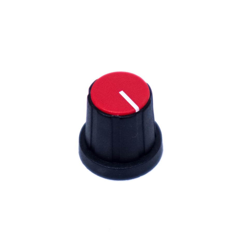 PixelGear Black D-Shaft Knob with Red Cap for Lexicon PCM 41, PCM 42