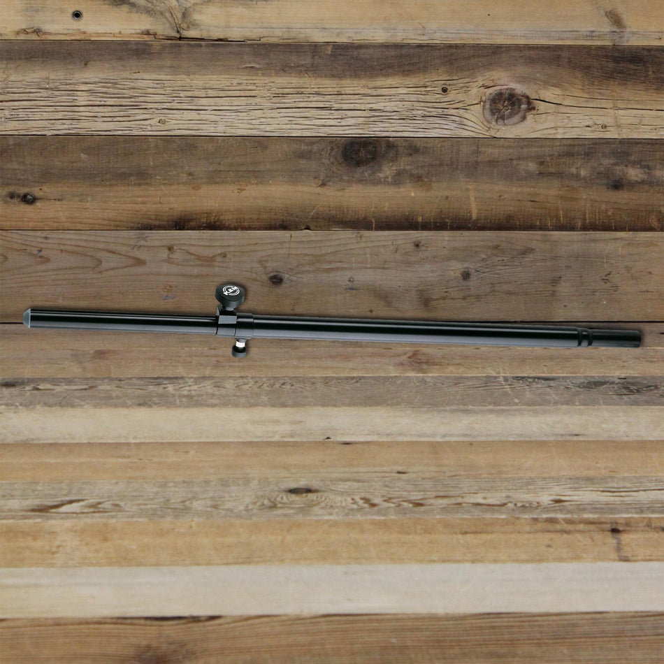Open Box K&M 21336 Black Distance Rod with Spring Loaded Locking Screw
