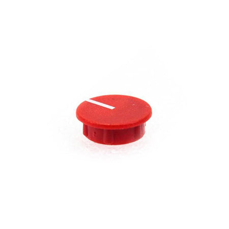 12mm Red Knob Cap with Line for Buchla 208C, Easel Command, LEM218 Modules