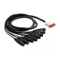 Mogami Gold DB25 to XLRF (Female) 8-channel Analog Snake Cable, 10 Foot