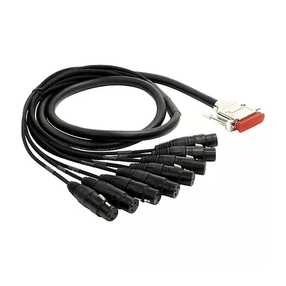 Mogami Gold DB25 to XLRF (Female) 8-channel Analog Snake Cable, 10 Foot