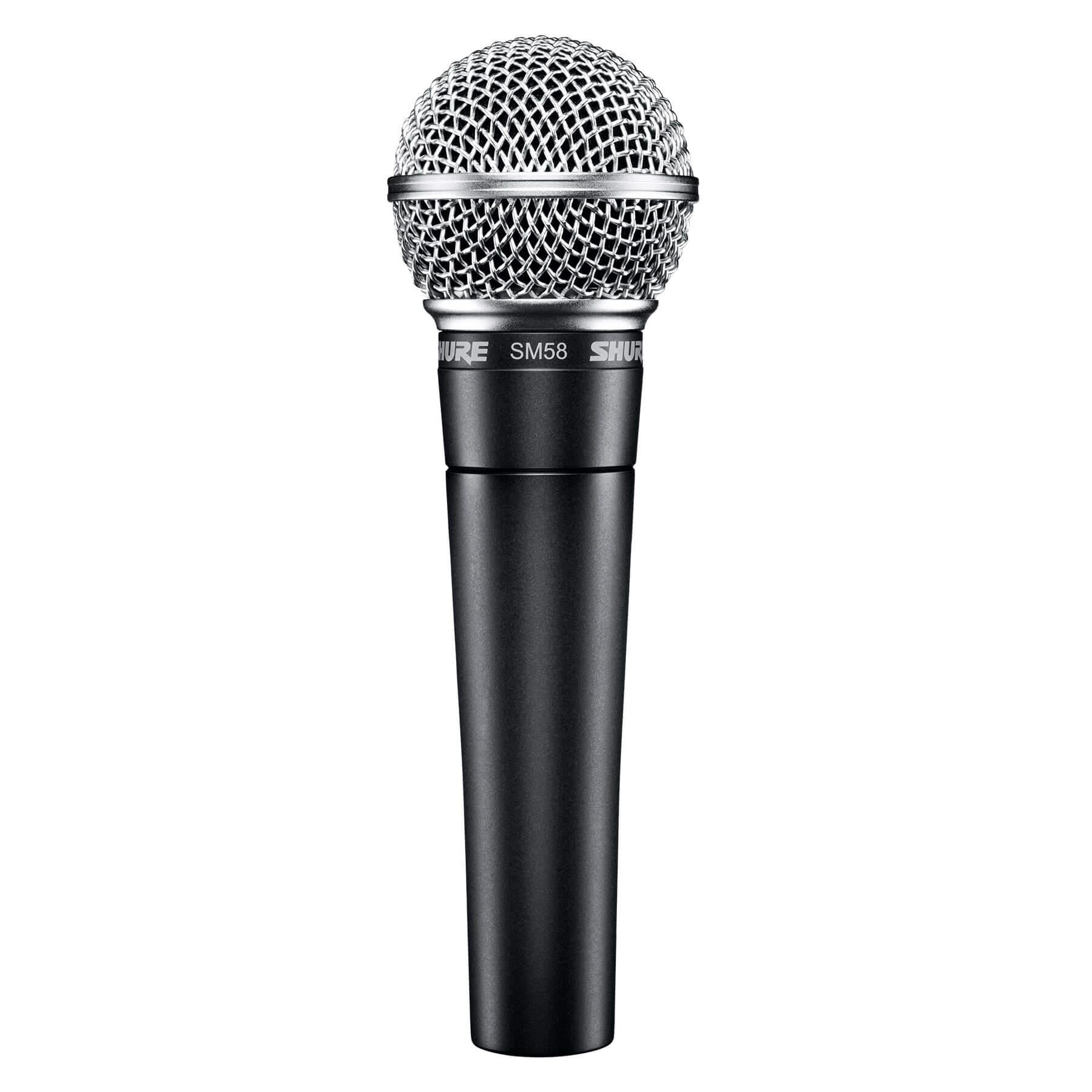 Shure SM58 6-Pack with Stands & XLR Cables