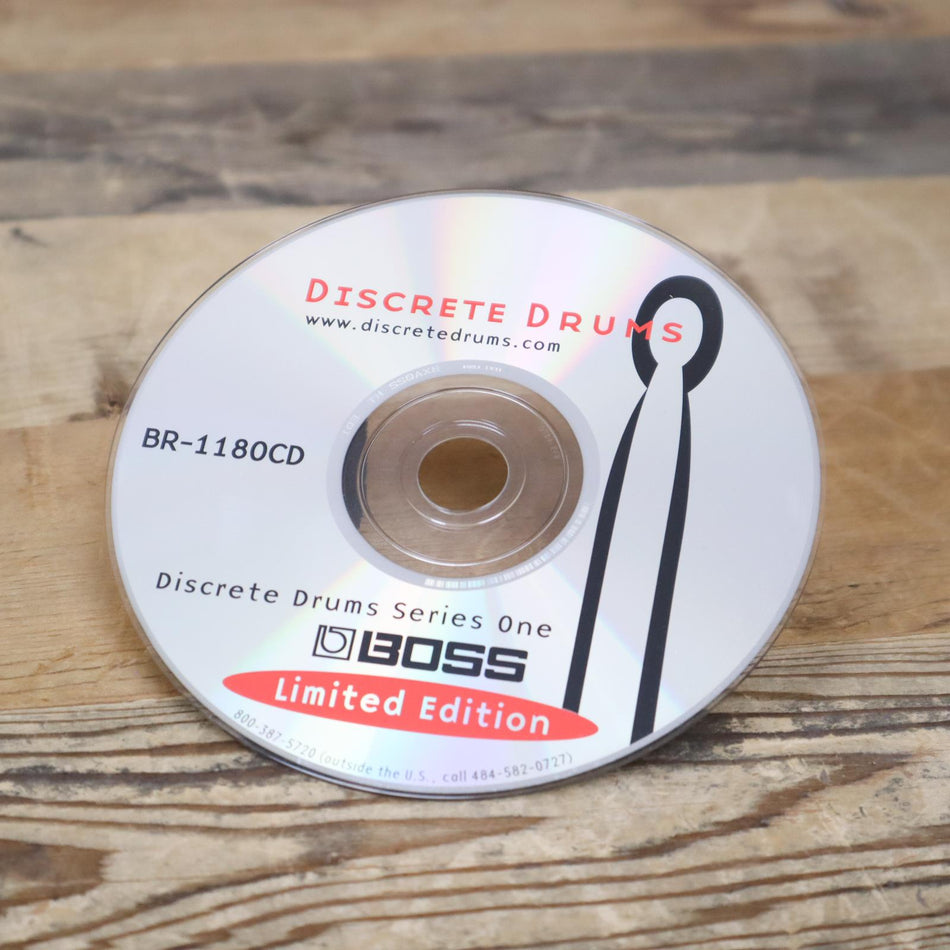 Boss Discrete Drums CD for BR-1180CD/BR-1600CD/BR-1200CD