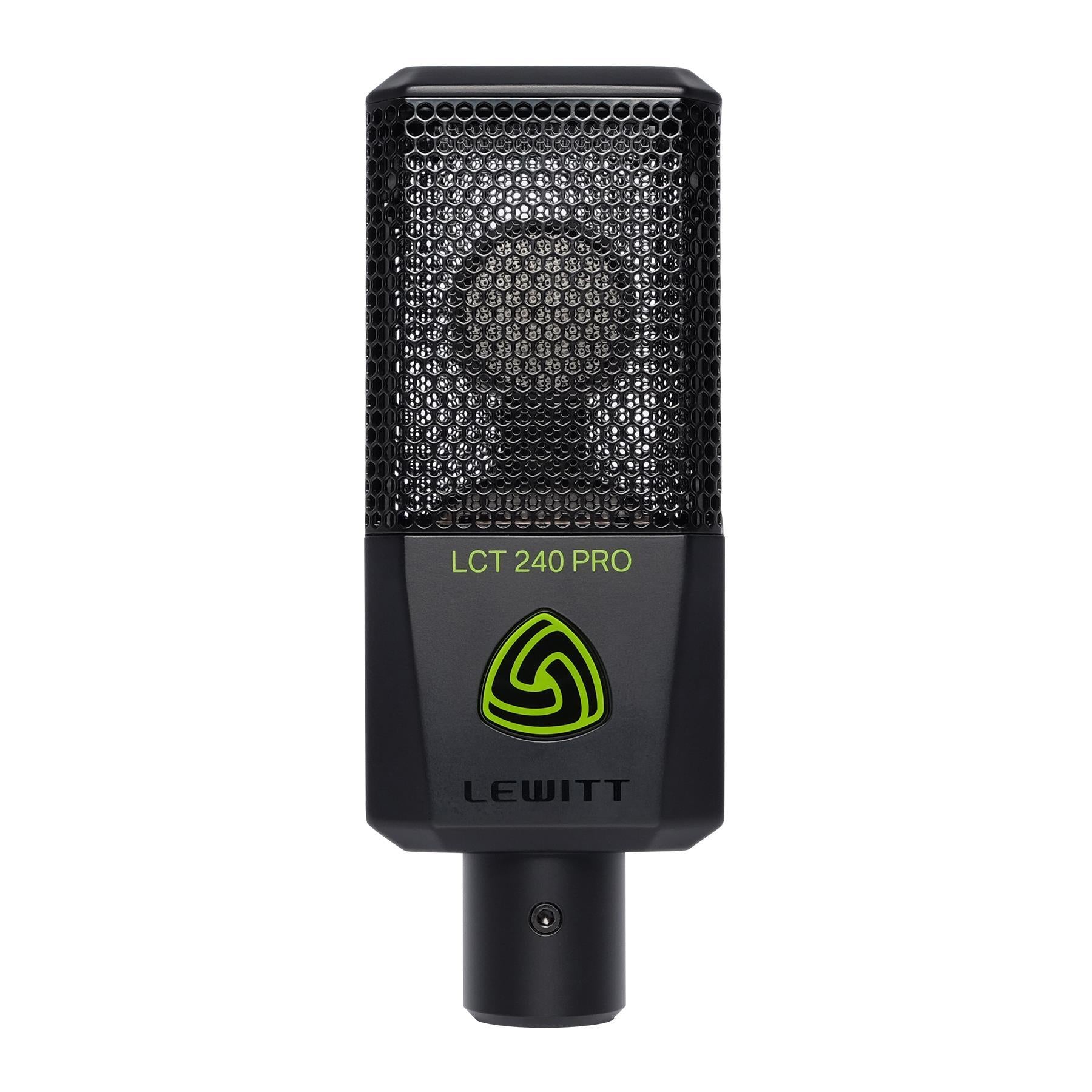 Lewitt LCT 240 Pro Condenser Microphone Bundle with Pop Filter & XLR Cable