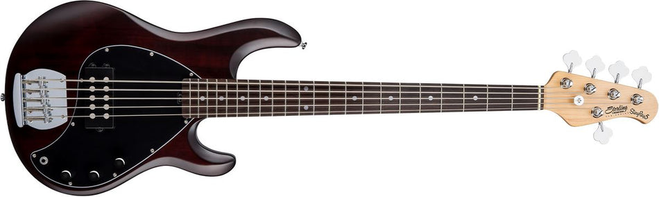 DNLC - Sterling by Music Man StingRay Ray5 Bass, Walnut Satin