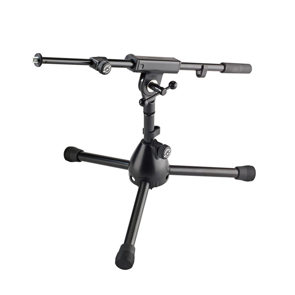 K&M 25950 Black Low Profile Mic Stand For Amps or Kick Drums