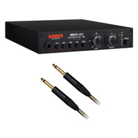 Warm Audio WA12 MKII Black Mic Preamp/DI Bundle with Mogami Gold 1/4" TS Cable