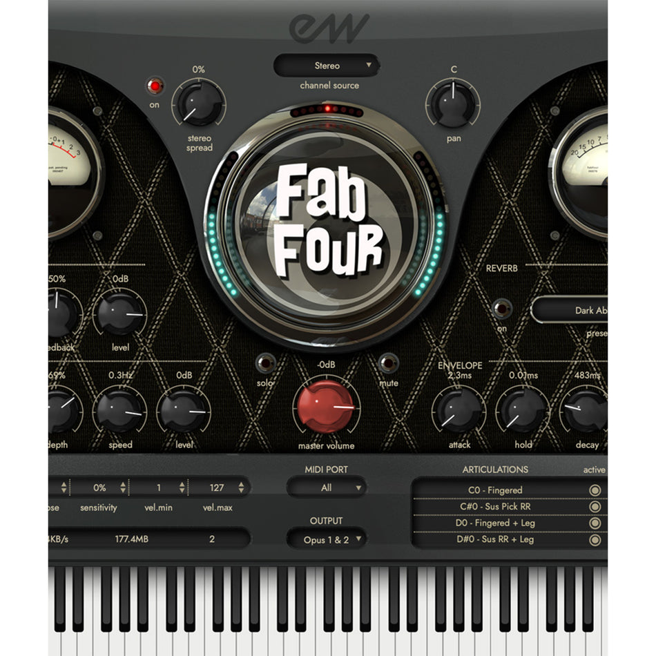 EastWest Fab Four Virtual Instrument - Digital Download
